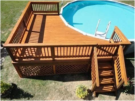 Image Result For 24 Ft Above Ground Pool Deck Plans Swimming Pool