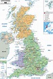Detailed Political Map of United Kingdom - Ezilon Map
