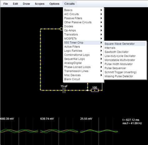 It's very easy to use and the best thing is that it's free. Circuit Simulator