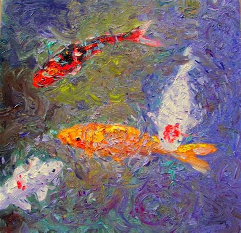 Pond Koi With Images Koi Painting Painting Paintings I Love