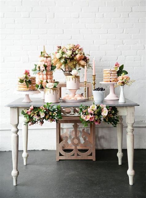 the essential guide to hosting a bridal shower the fashion to follow wedding dessert table