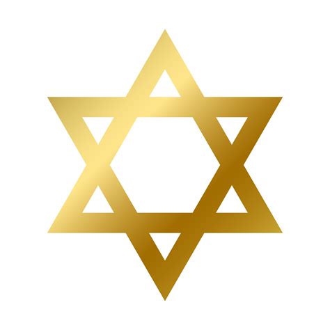 David Star Symbol Isolated Judaism Sign Outline 4819348 Vector Art At