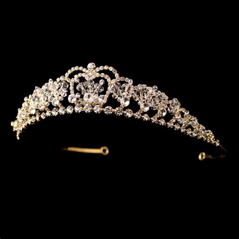 Gorgeous Swarovski Crystal Heart Tiara Headpiece La Bella Bridal