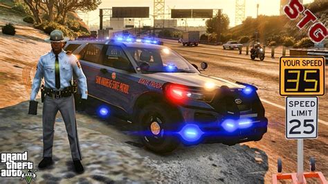 Gta 5 Gsp Highway Patrol Playing Gta 5 As A Cop 25 Gta 5 Mods