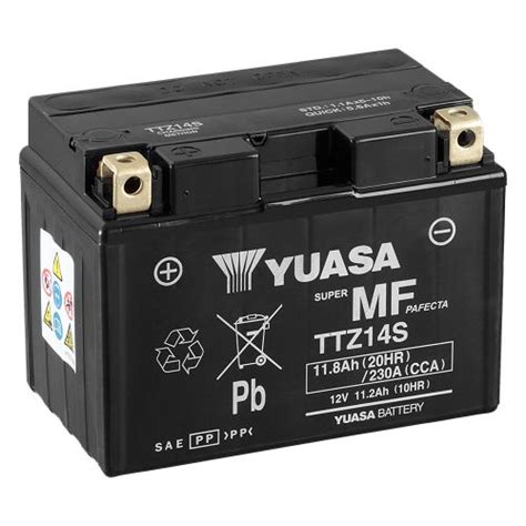 This battery starts like any other battery but weighs less, probably a. Yuasa TTZ14S Motorcycle Battery