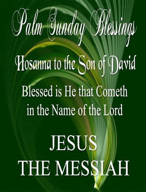 Palm Sunday Blessings Quote Pictures Photos And Images For Facebook