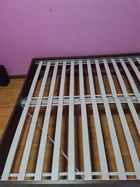 Ikea Sultan Luroy Slatted Bedframe Queen Size Furniture And Home Living