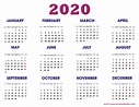 2020 calendars in pdf download templates of calendar 2020 free ...