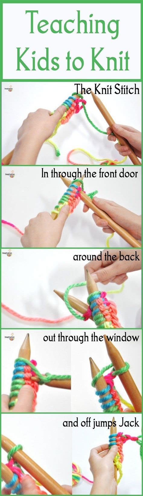 For Teaching Your Kids How To Knit With You Knitting For Kids