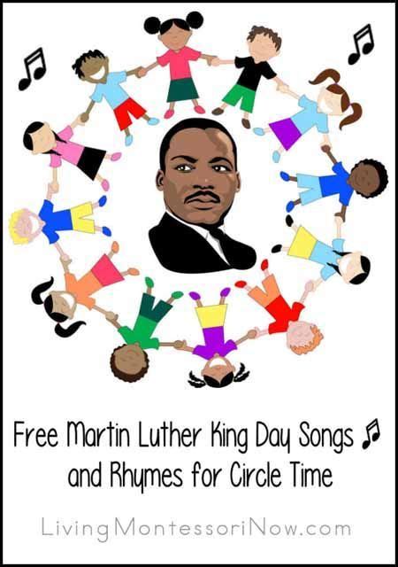 Free Martin Luther King Day Songs And Rhymes For Circle Time Martin