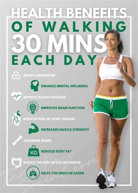 10 health benefits of walking 30 minutes each day health benefits of walking walking for