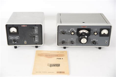 Lot Collins Radio Company Receiver 75s 1 With Manual 1958 1961