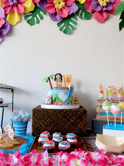 Zoës Moana Birthday Party A Crafted Lifestyle