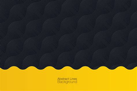 Black And Yellow Abstract Background Pre Designed Illustrator Graphics