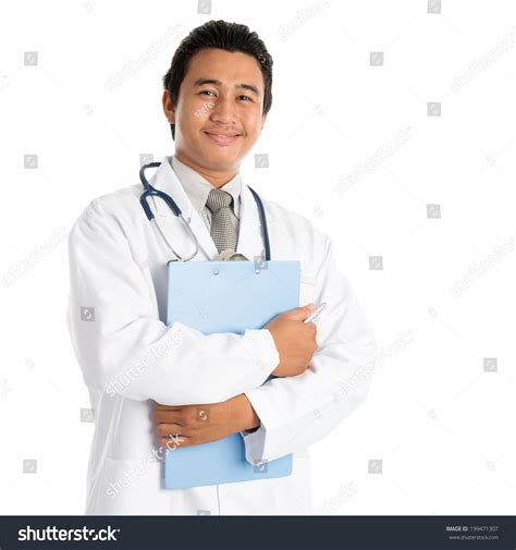 Portrait Southeast Asian Male Medical Doctor Stock Photo 199471307