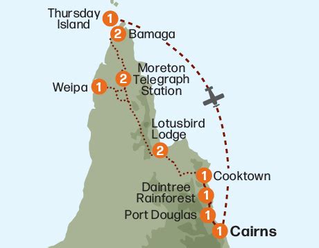 Cape York Itinerary Map Sexiz Pix