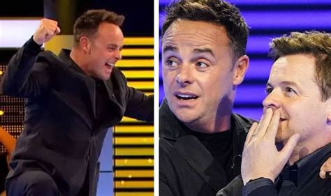 ITV Limitless Ant McPartlin Told Off Over Dramatic Reaction To