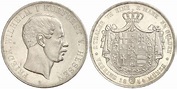 Moneda 2 Thaler / 3½ Gulden Hesse-Darmstadt (1806 - 1918) Plata 1854 ...
