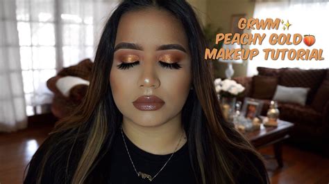 Flawless Peachy Gold Makeup Look Tutorial On My Youtube Check It Out