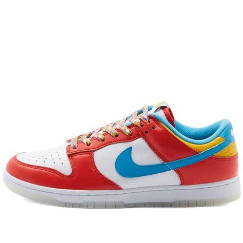 Nike Dunk Low Qs Habanero Red Blue And White End Europe