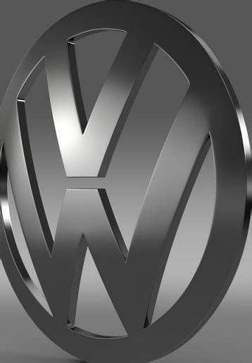 Volkswagen Logo 3d Model
