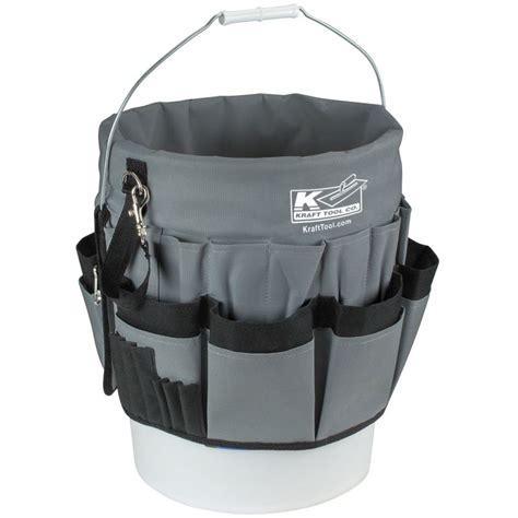 Kraft Tool Heavy Duty Nylon Masonry Bucket Tool Bag