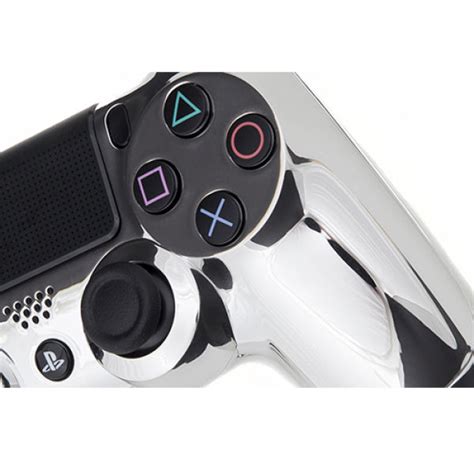 Playstation Dualshock 4 Custom Controller Chrome Silver Zavvinl