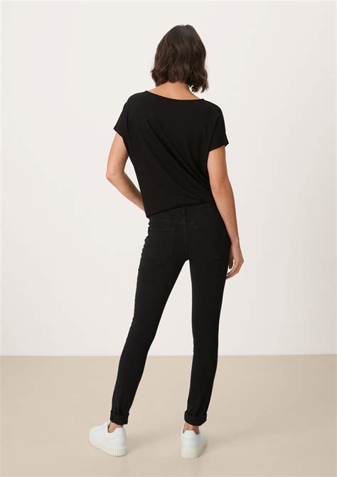Jeans Izabell Skinny Fit Mid Rise Skinny Leg Schwarz Soliver