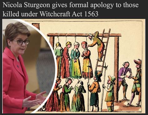 An Historic Apology Today From First Minister Of Scotland Nicola