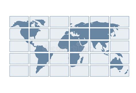 Simbolo Infographic Del Mapa Del Mundo Del Vector En Fondo Transparente