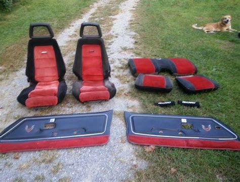 Sell 81 Trans Am Recaro Seats Set With Door Panels Full Set Very Nice