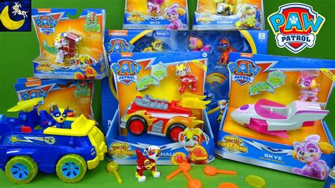 Paw Patrol Mighty Pups Super Paws Chase Vehicle Figure Ph