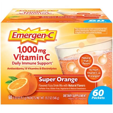 Emergen C Vitamin C Powder 60 Ct Frys Food Stores