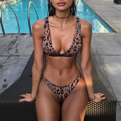 Aliexpress Com Buy Bikini Sexy Women Leopard Print Bikini Set