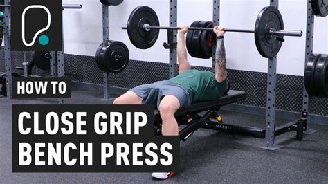 How To Do A Close Grip Barbell Bench Press Youtube