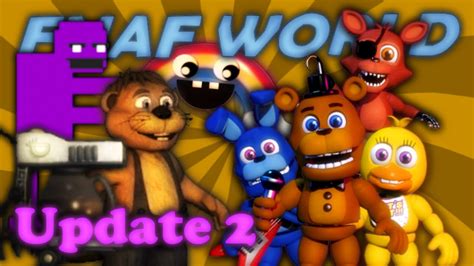 Fnaf World Update 2 Part 3 End All Characters Unlocked Youtube
