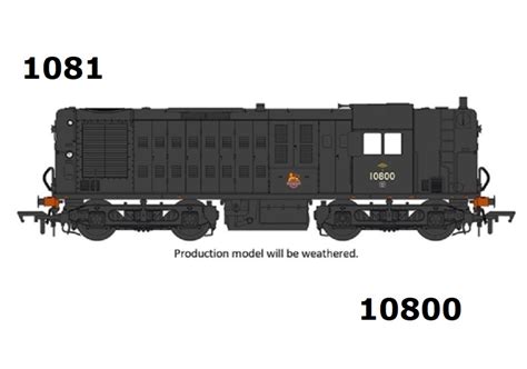 Heljan 1081 North British Prototype Diesel Locomotive 10800 In Br Black