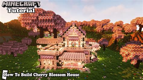 Minecraft Tutorial How To Build Cherry Blossom House