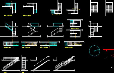 Stairs Drawings Dwg Block For Autocad Designs Cad