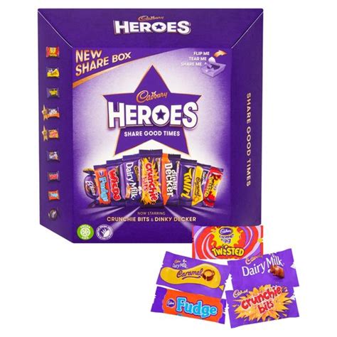 Cadbury Heroes Share Box 385g Tesco Groceries