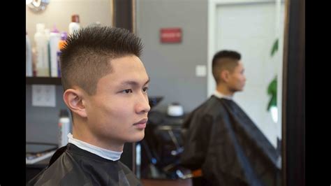 Undercut number 1 haircut sides. Fade Haircut. Long on top 1 on the sides. - YouTube