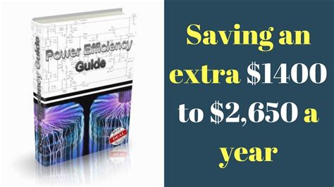 You may find that too many devices or gadgets are used to forget to turn off the lights when you are not in the room or even a greedy energy company. Power Efficiency Guide Review Is It Scam - YouTube