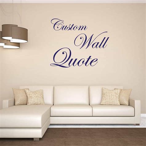 Can Customize To Any Quote You Like Wall Decal Wall Décor Home And Living