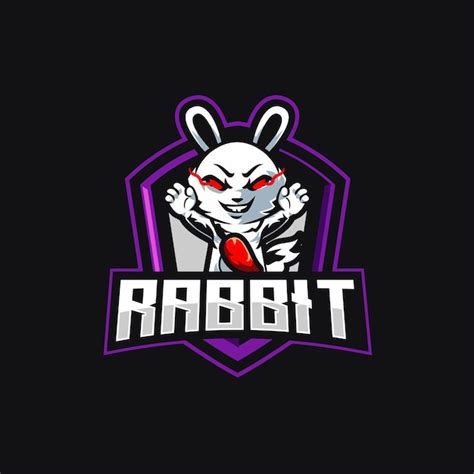 Premium Vector Rabbit Esport Logo Design