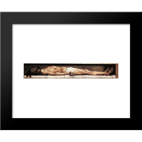 The Body Of The Dead Christ In The Tomb 20x24 Framed Art Print By Hans