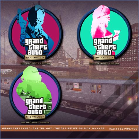 Gta The Trilogy The Definitive Edition Icons 02 By Brokennoah On