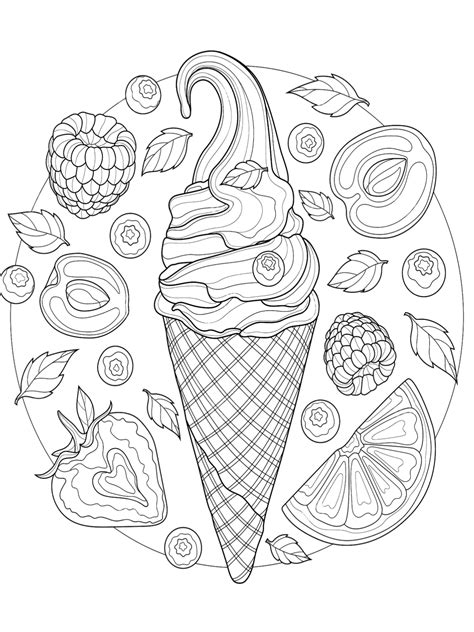 50 Ice Cream Coloring Pages For Kids Ice Cream Coloring Pages