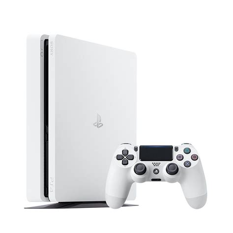 Sony Playstation 4 500gb Slim Console Glacier White The New Look