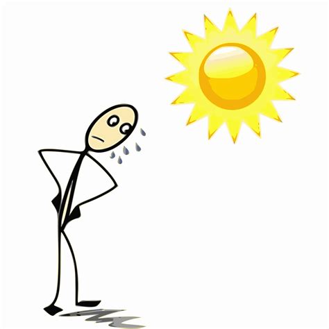 Sweating Sun Clipart Free Download On Clipartmag