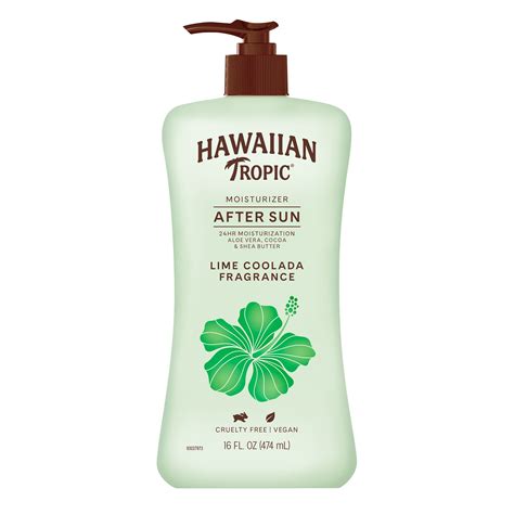 Hawaiian Tropic Lime Coolada After Sun Moisturizing Lotion 16 Oz Includes Moisturizing Shea And